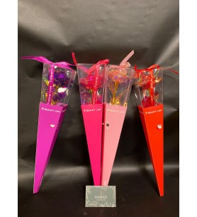 Ledli Kristal Gül(4ADET)